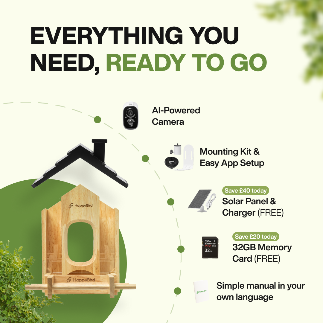 HappyBird V1 - SMART Birdfeeder with Camera