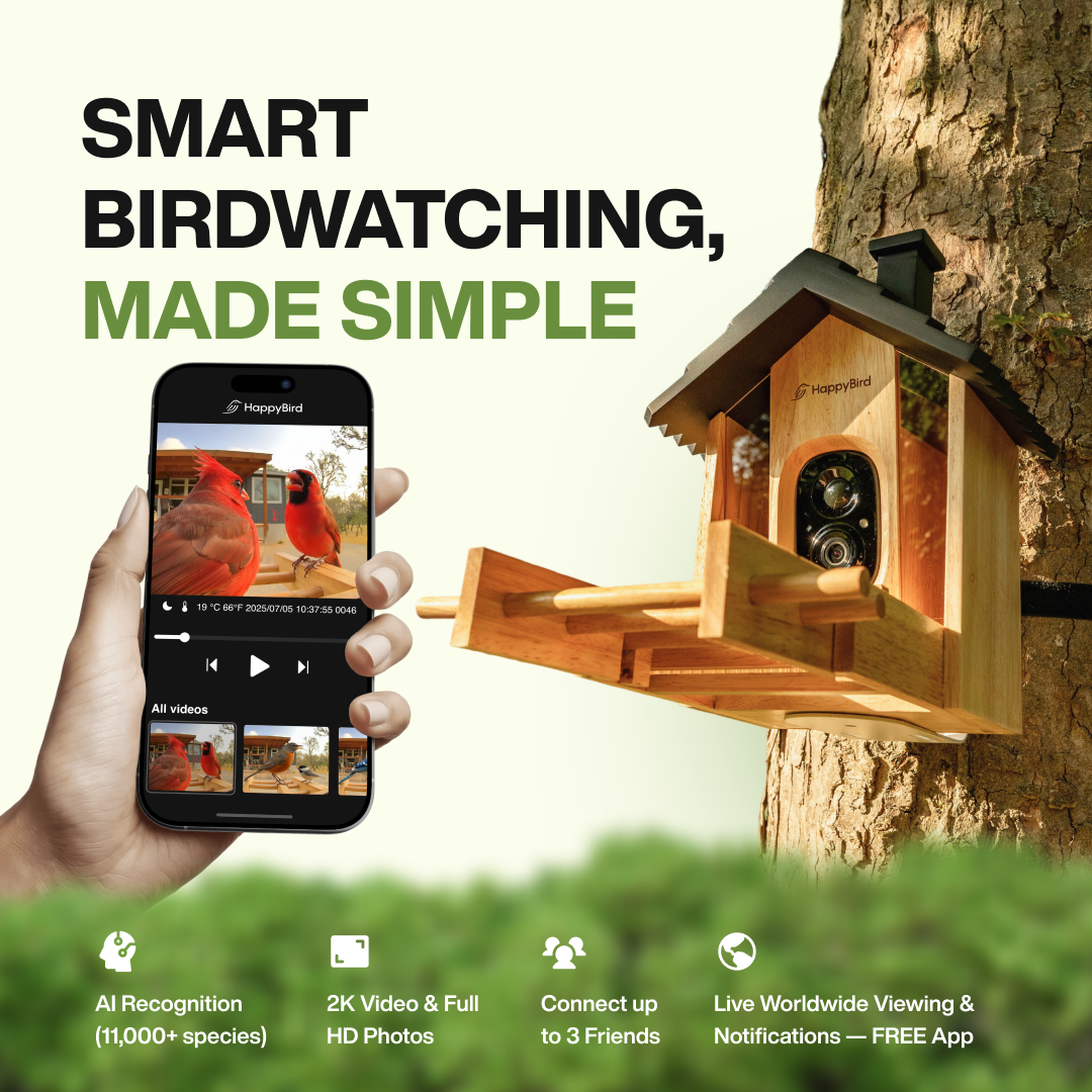 HappyBird V1 - SMART Birdfeeder with Camera