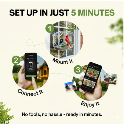 HappyBird Go - SMART birdfeeder with camera