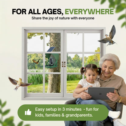 HappyBird Lite - SMART birdfeeder with camera