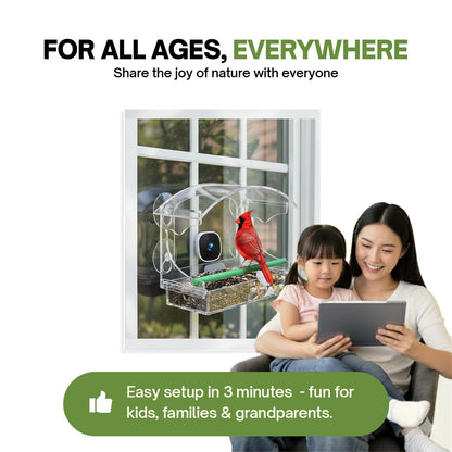 HappyBird Go - SMART birdfeeder with camera