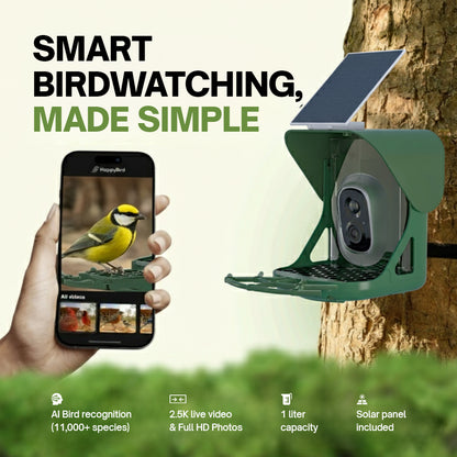 HappyBird Lite - SMART birdfeeder with camera