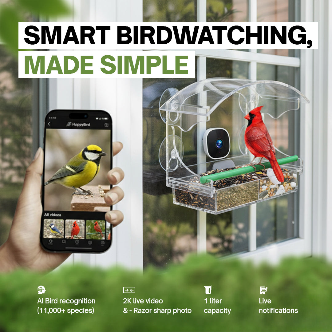 HappyBird Go - SMART birdfeeder with camera