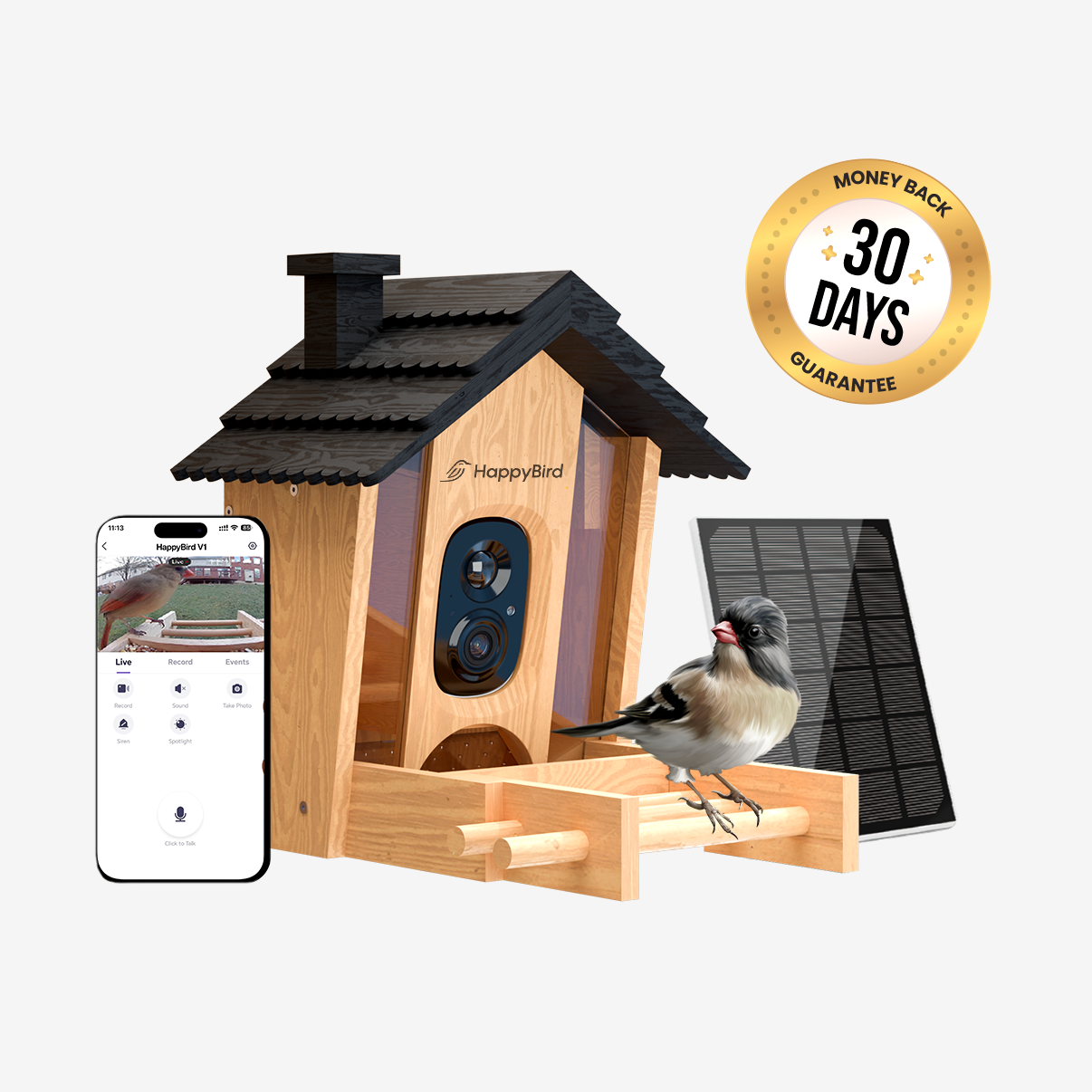 HappyBird V1 - SMART Birdfeeder with Camera